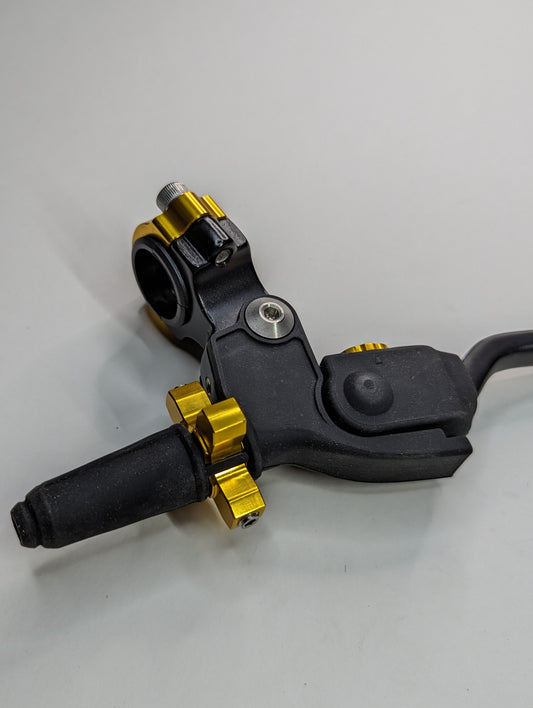 TS-TDM-MXA0894 folding clutch lever with perch – adjustable replacement for dirt bikes and motocross bikes
