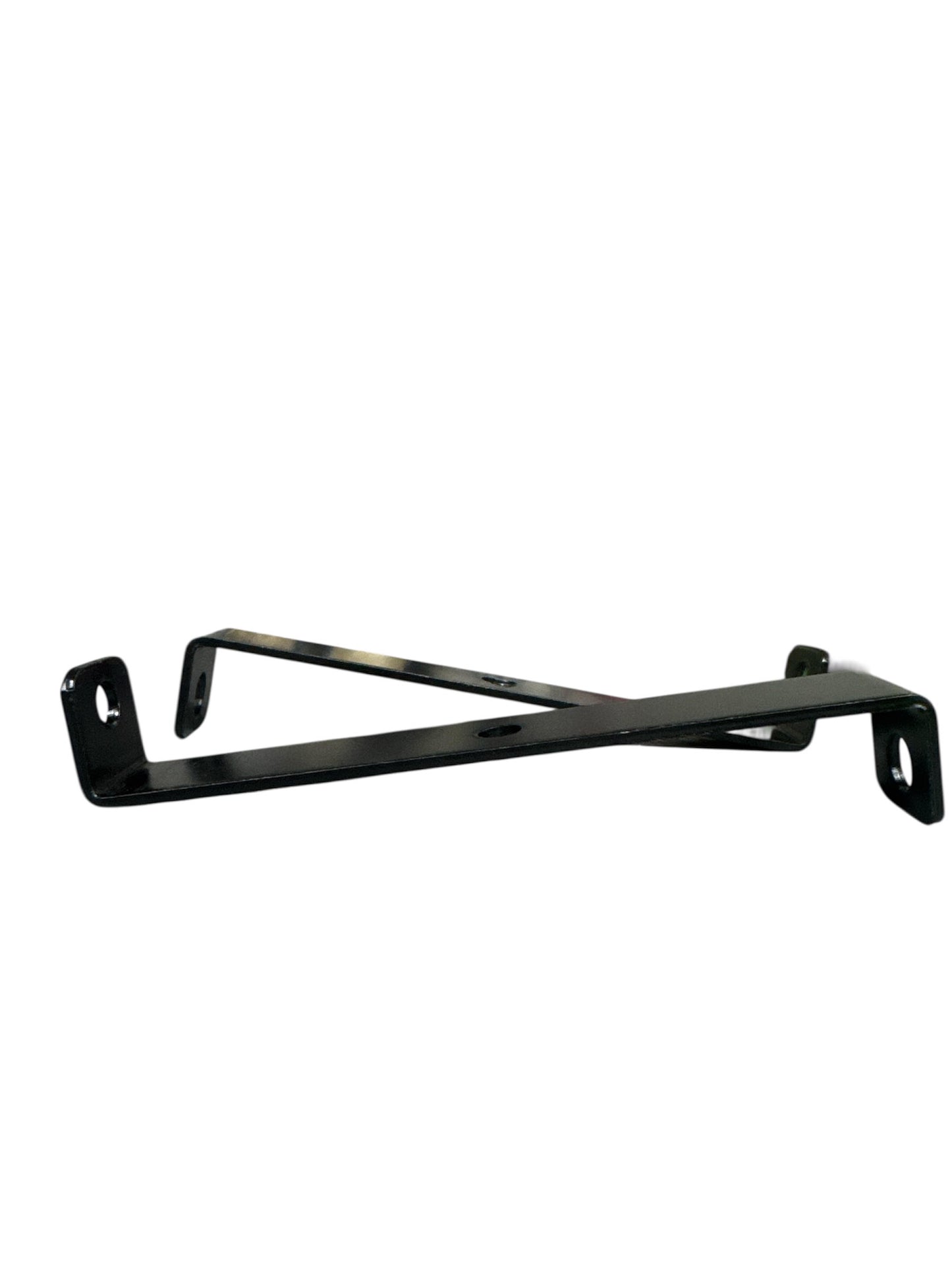 Replacement TSF model shroud brackets, part TS-3414, angled view of bracket set.