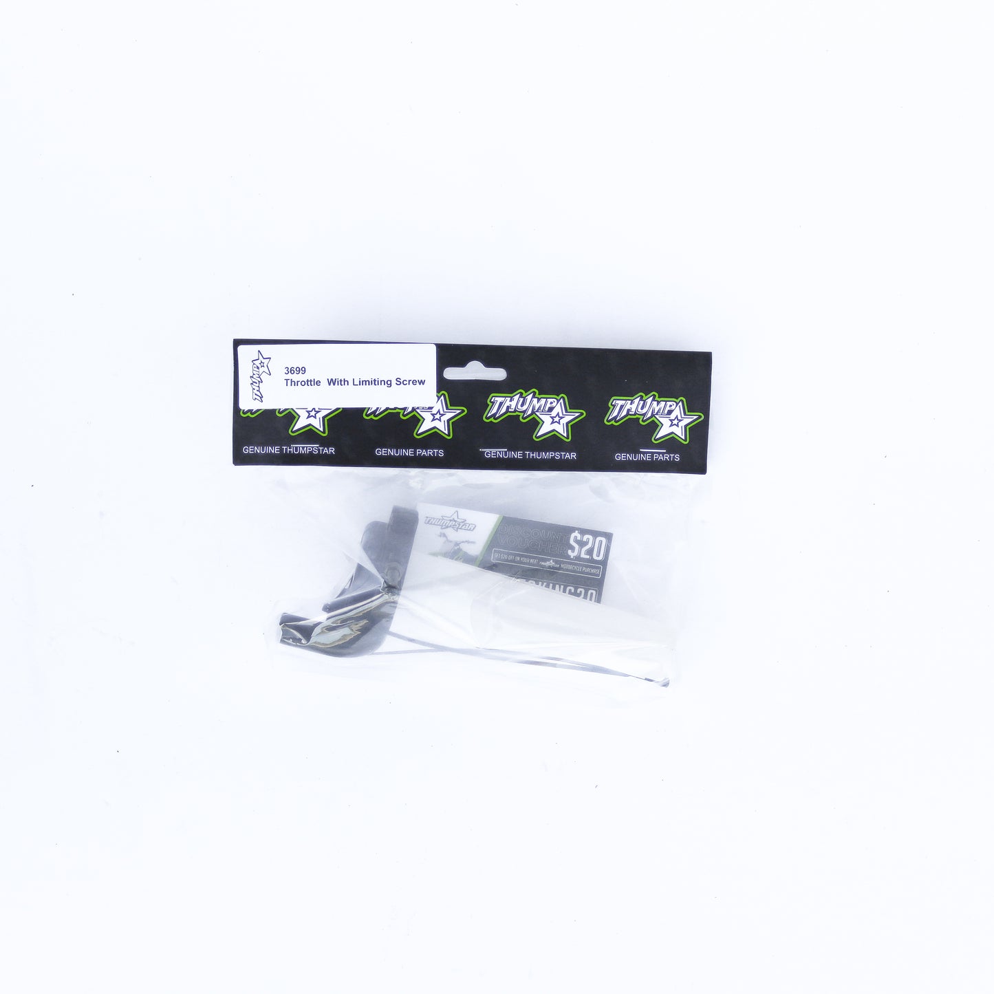Thumpstar TS-3699 Throttle Tube with Limiting Screw for dirt bikes and off-road motorcycles