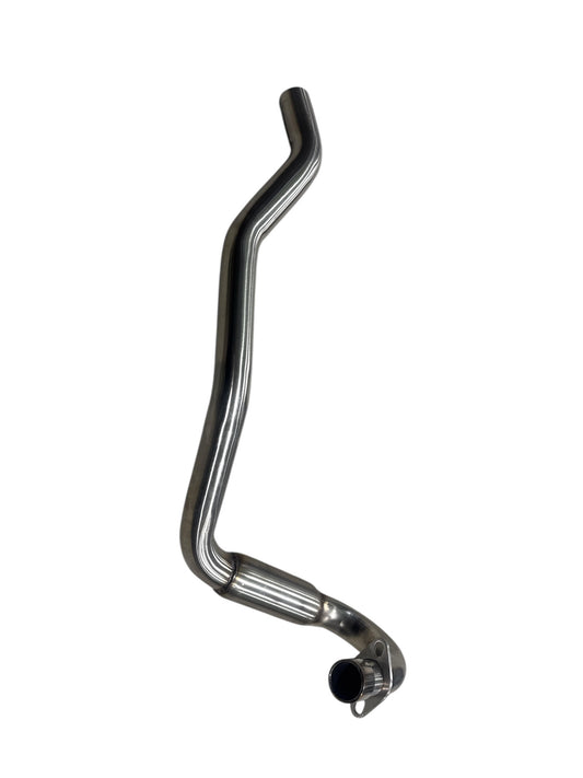 TS-3988 stainless steel exhaust header pipe for V5 models, 28/45/35mm OD
