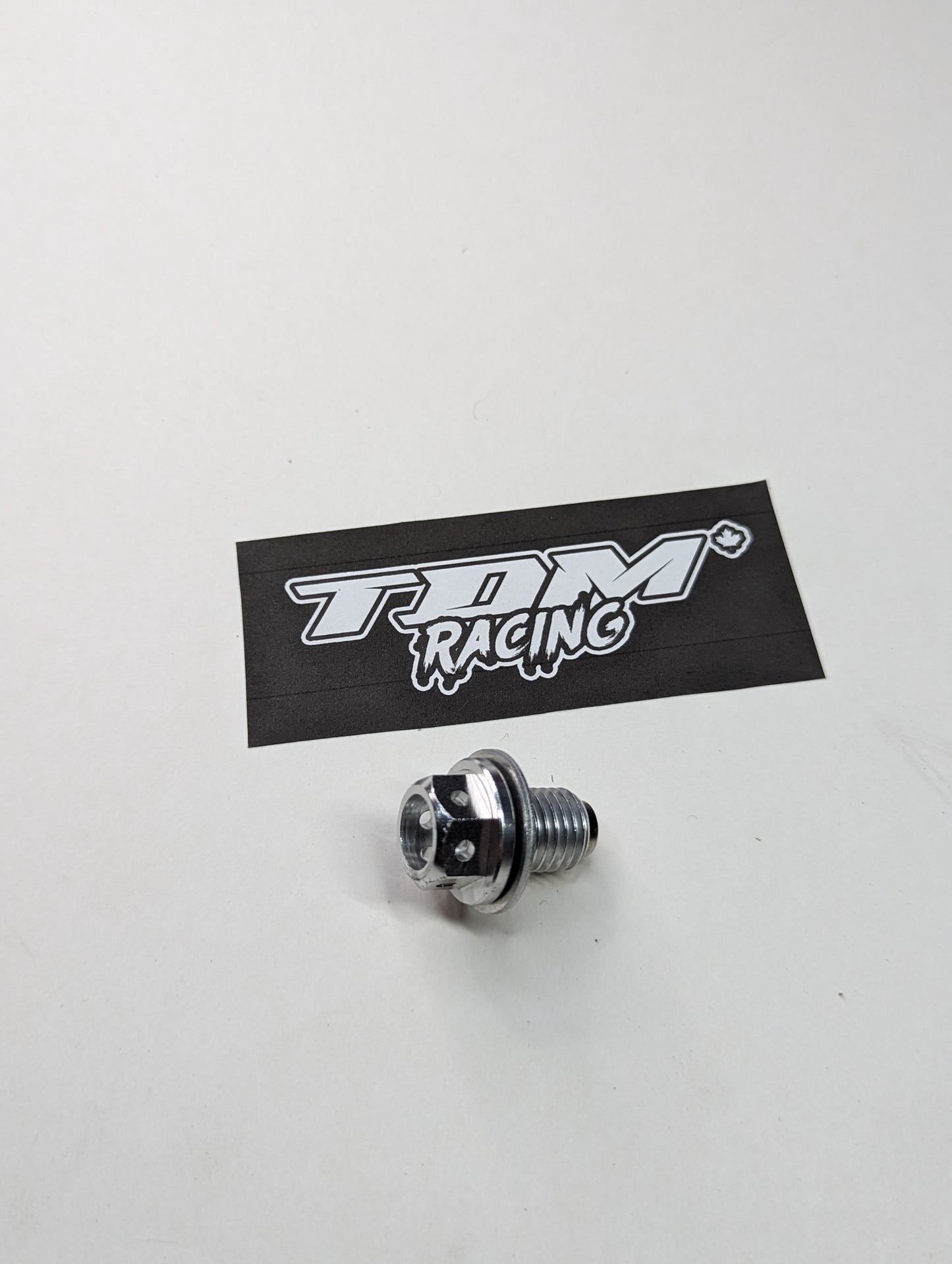 Magnetic drain plug TS-TDM-MXA0818 – silver aftermarket replacement for pit bike and dirt bike engines