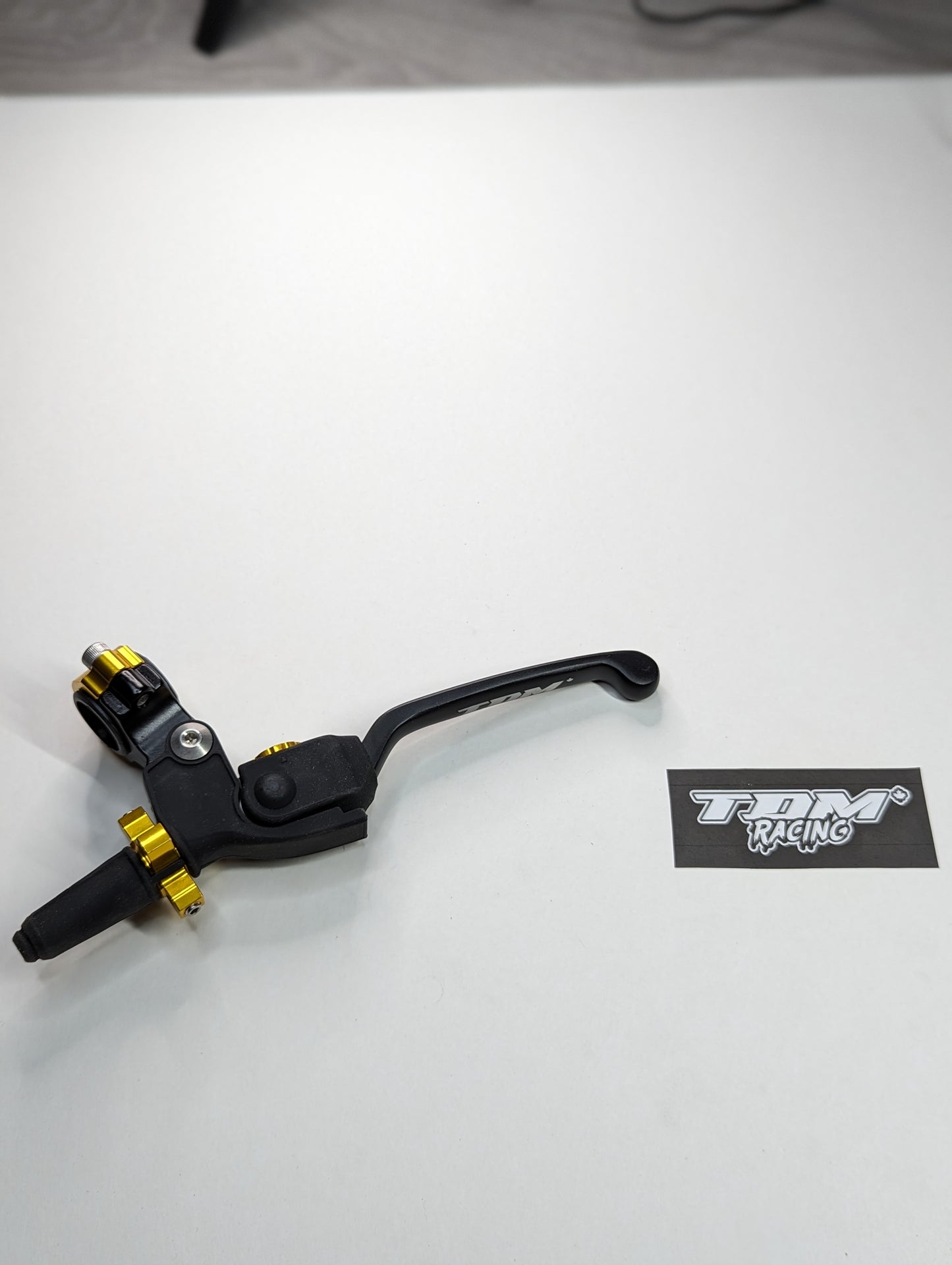 Folding clutch lever and perch TS-TDM-MXA0894 – durable aftermarket pit bike component for smooth clutch operation