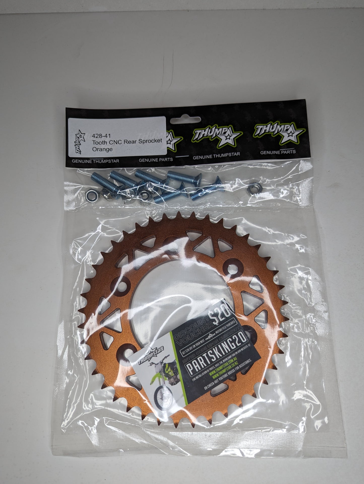 V5 41-tooth CNC rear sprocket – durable replacement for dirt bikes and pit bikes