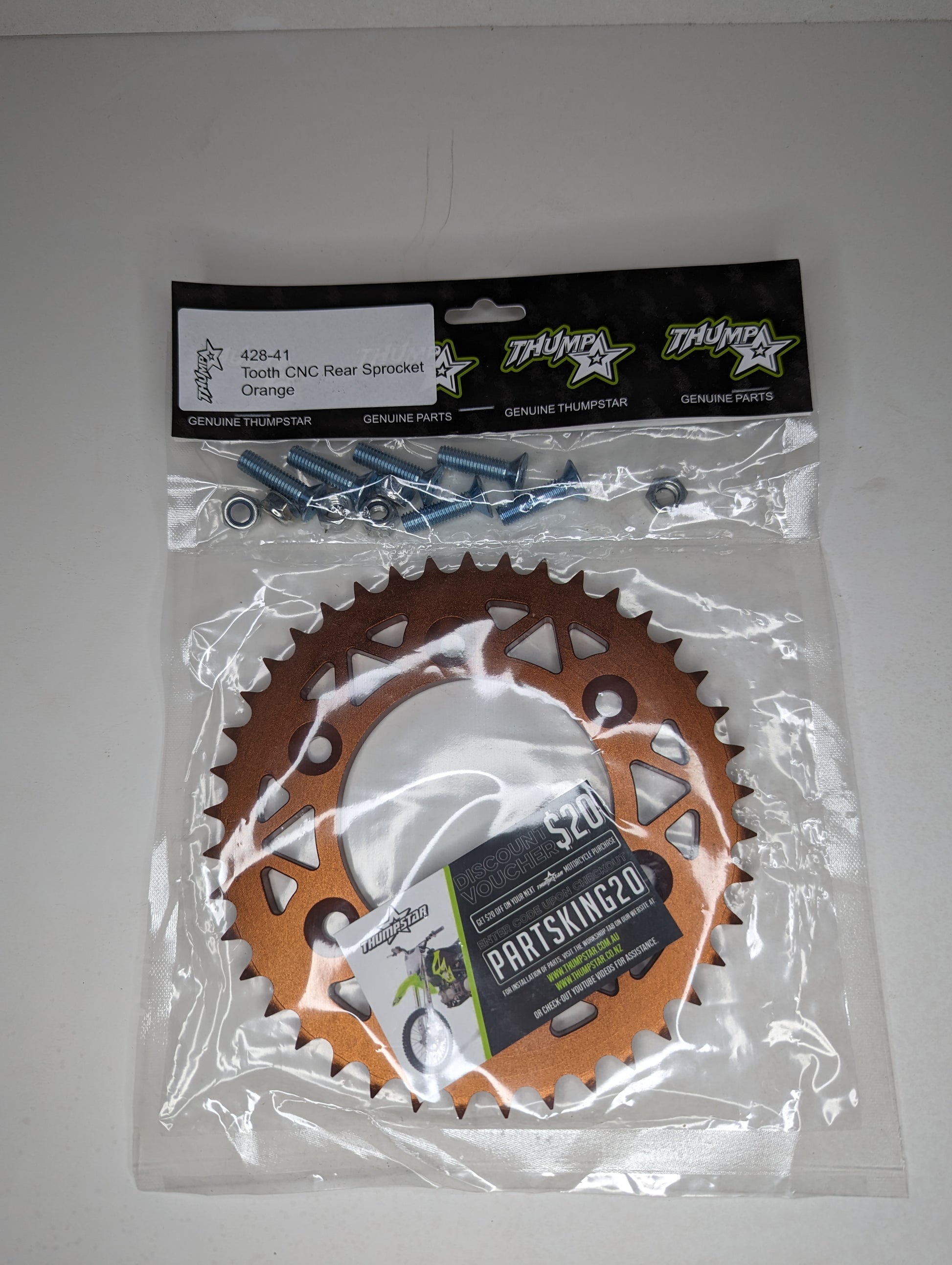 V5 41-tooth CNC rear sprocket – durable replacement for dirt bikes and pit bikes
