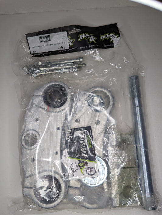 Triple clamp assembly V5 models TS-3940 – durable steering component for pit bikes and motocross bikes