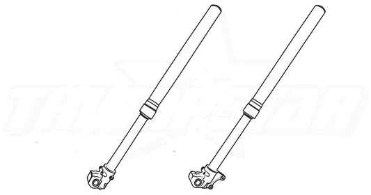 770 x 45 x 48mm Adjustable Front Fork Set - V5 | TS-3530