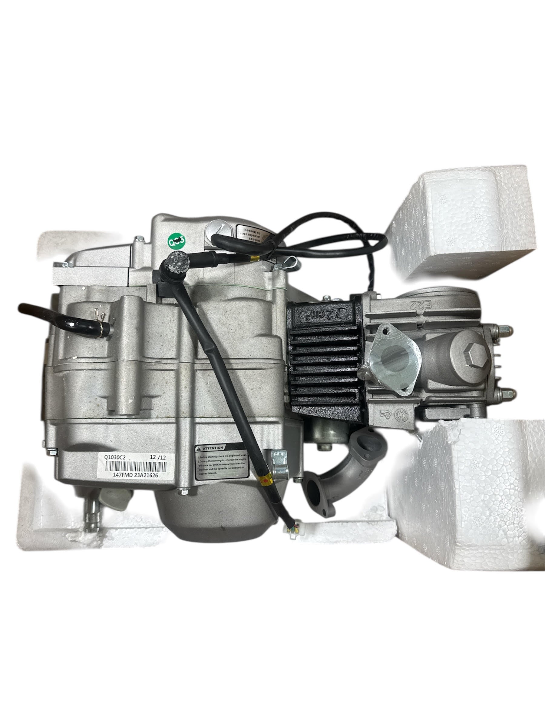 Thumpstar 70CC complete engine assembly TS-3810, ideal for dirt bike engine rebuilds