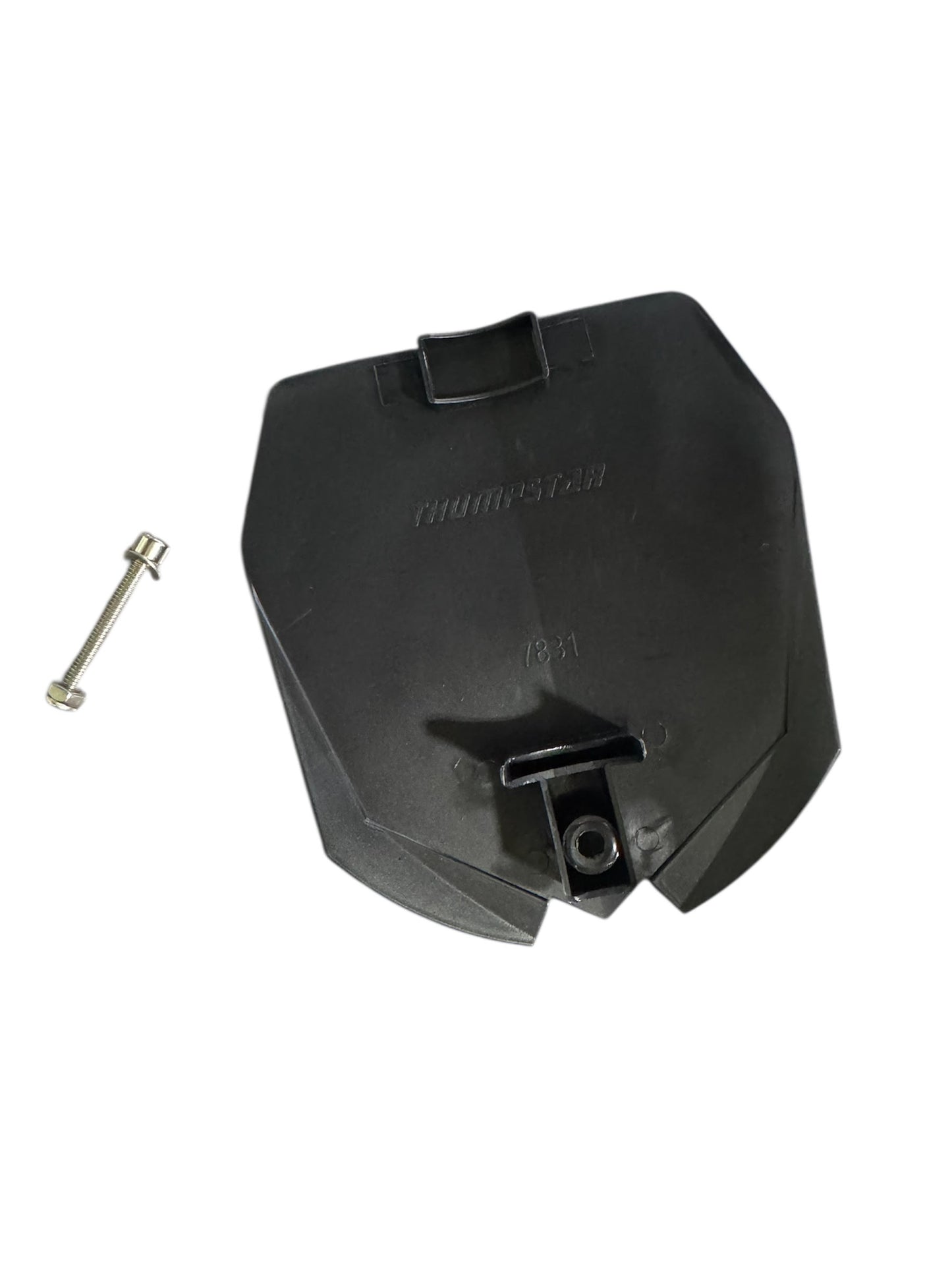 Dirt bike front number plate for TSE 12 and TSE 16 models, sturdy plastic panel for front display.
