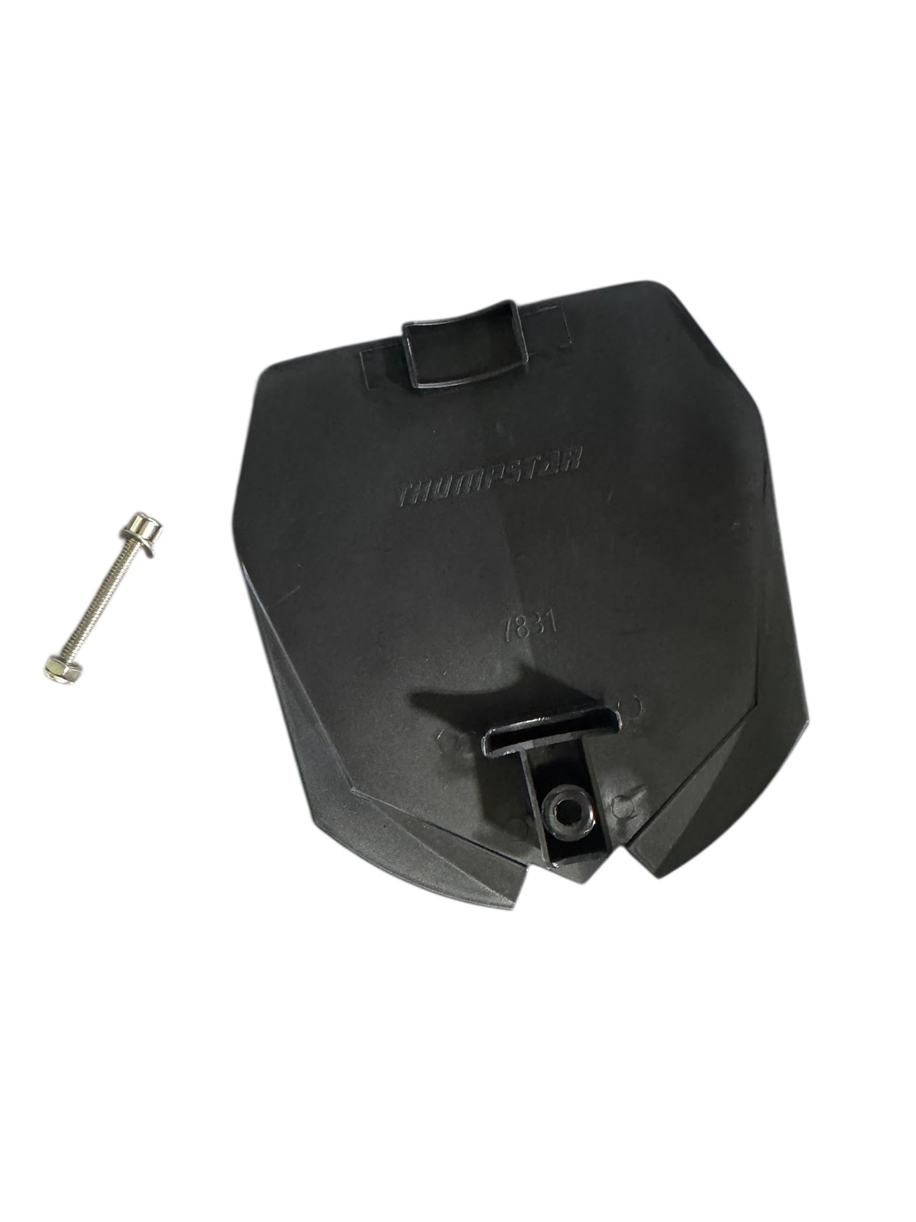 Dirt bike front number plate for TSE 12 and TSE 16 models, sturdy plastic panel for front display.