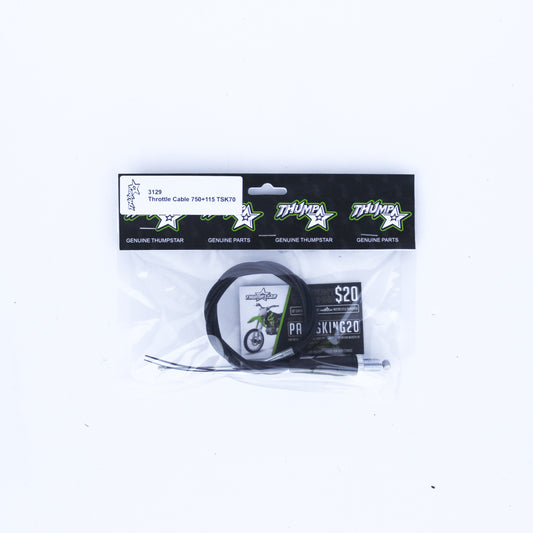 Thumpstar TS-3129 Throttle Cable TSK70C for dirt bikes and off-road motorcycles