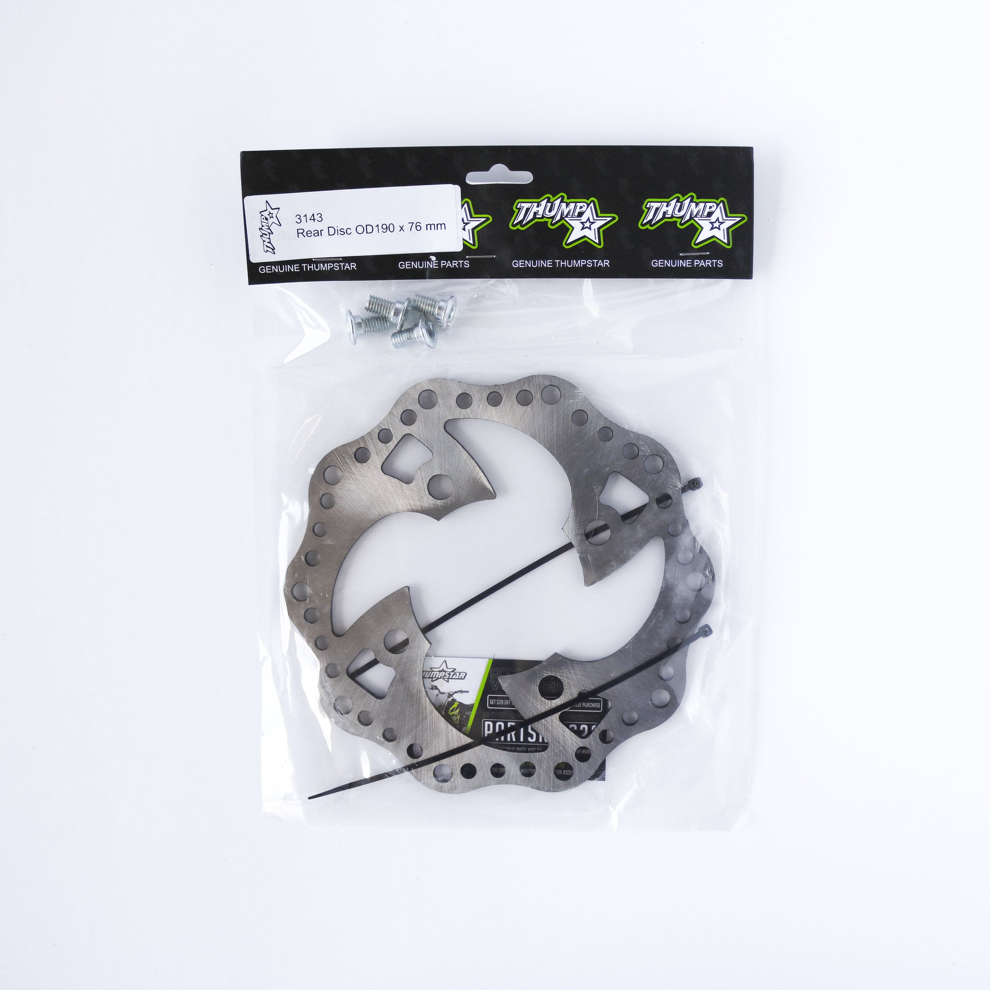 Thumpstar TS-3143 Rear Brake Disc Complete Assembly V5 for dirt bikes and off-road motorcycles