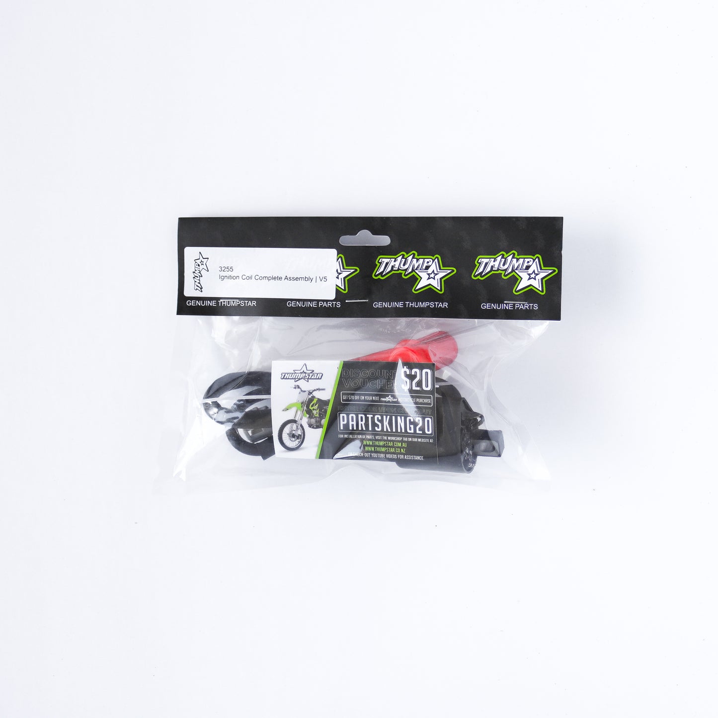 Thumpstar TS-3255 Ignition Coil Complete Assembly V5 for dirt bikes and off-road motorcycles