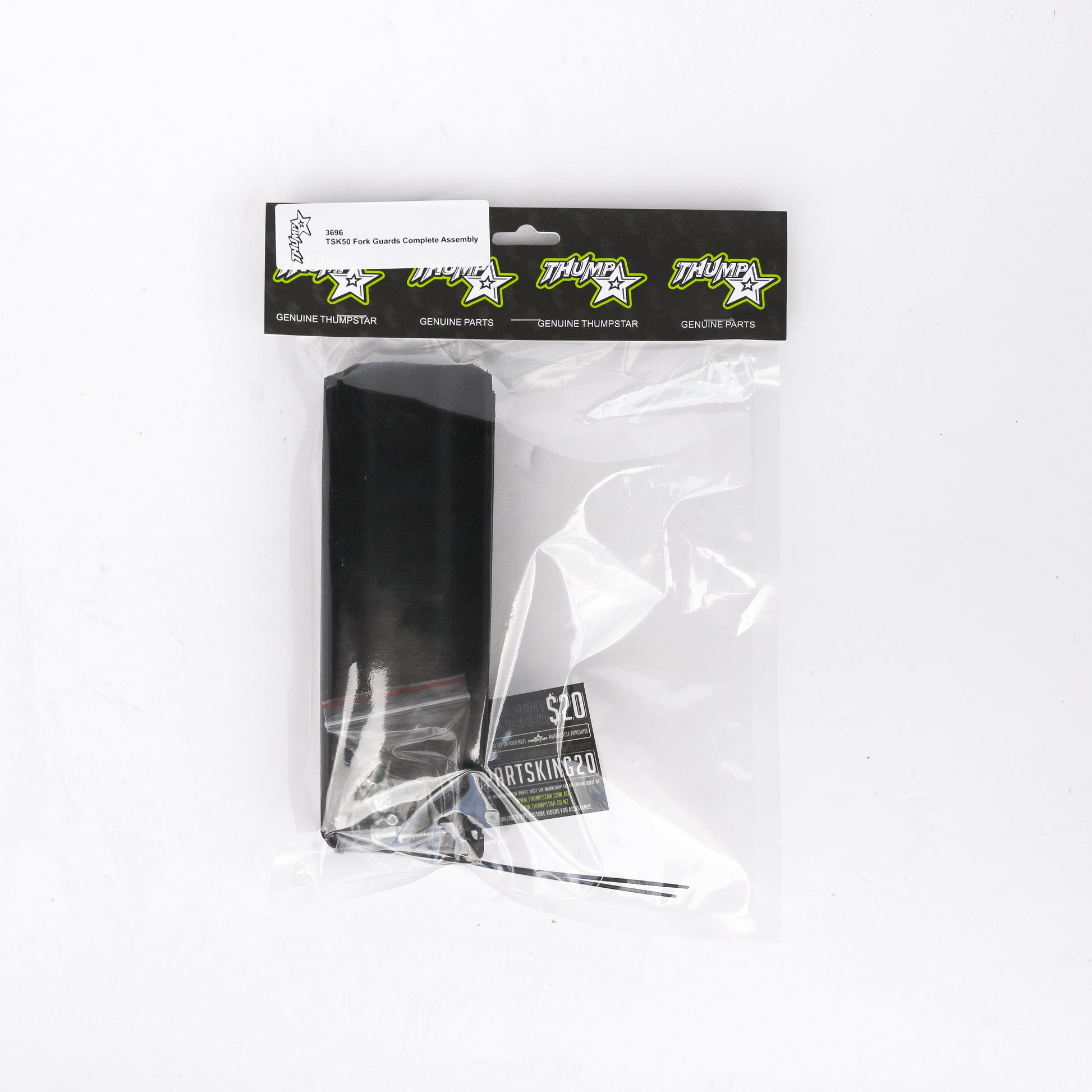 Thumpstar TS-3696 Fork Guards TSK for dirt bikes and off-road motorcycles
