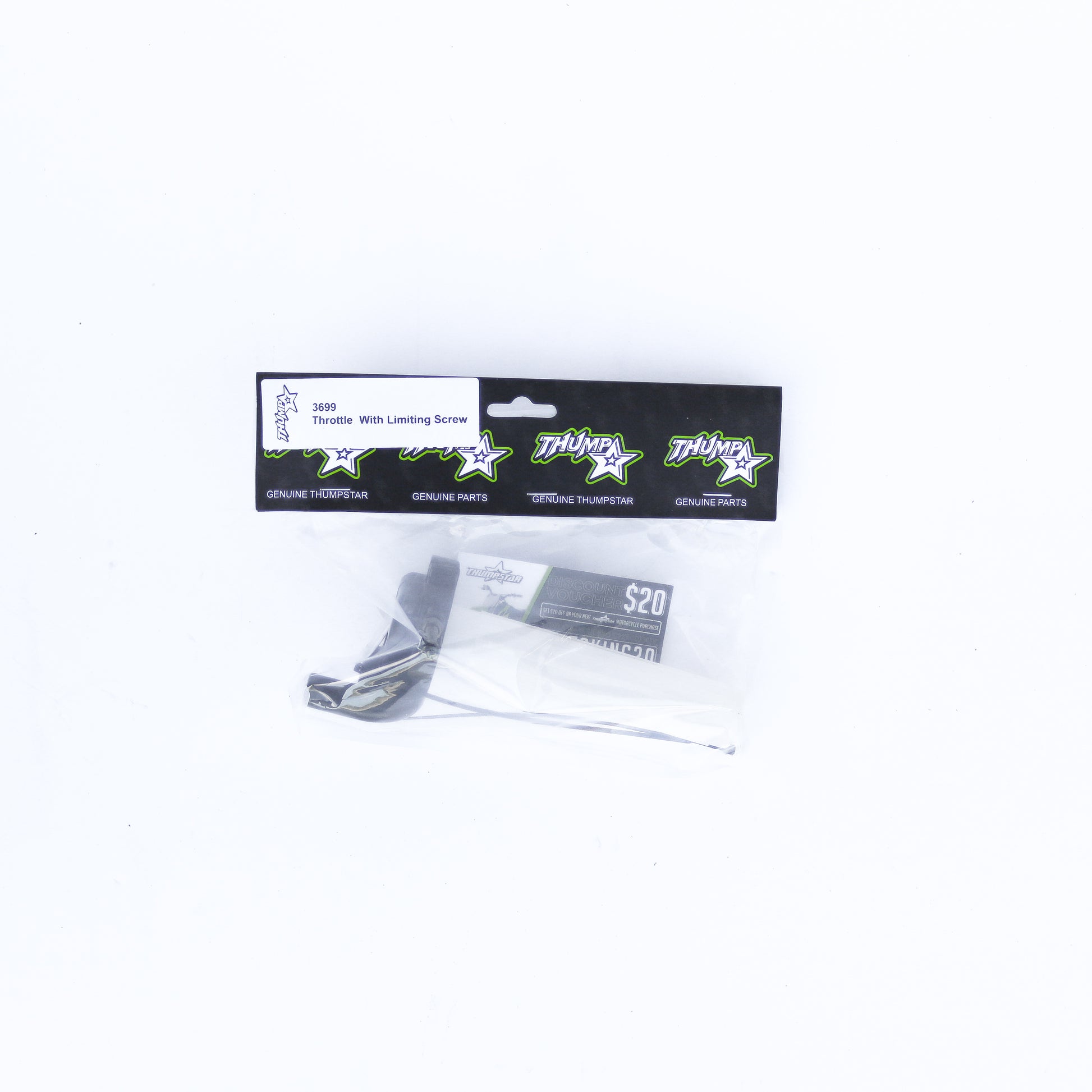 Thumpstar TS-3699 Throttle Tube with Limiting Screw for dirt bikes and off-road motorcycles