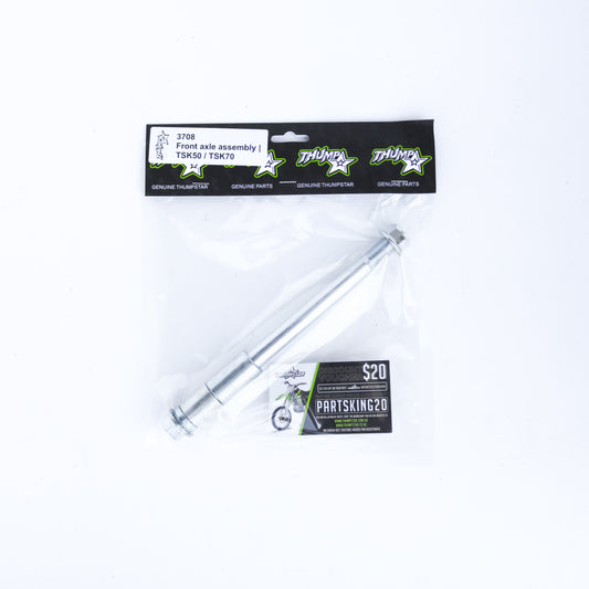 Thumpstar TS-3708 Front Axle Assembly TSK for dirt bikes and off-road motorcycles