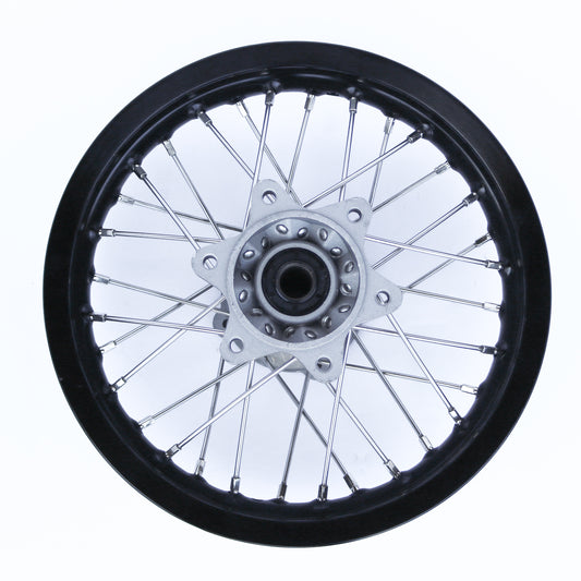 Thumpstar TS-3852 80/100-12 Rear Rim Black for dirt bikes and off-road motorcycles
