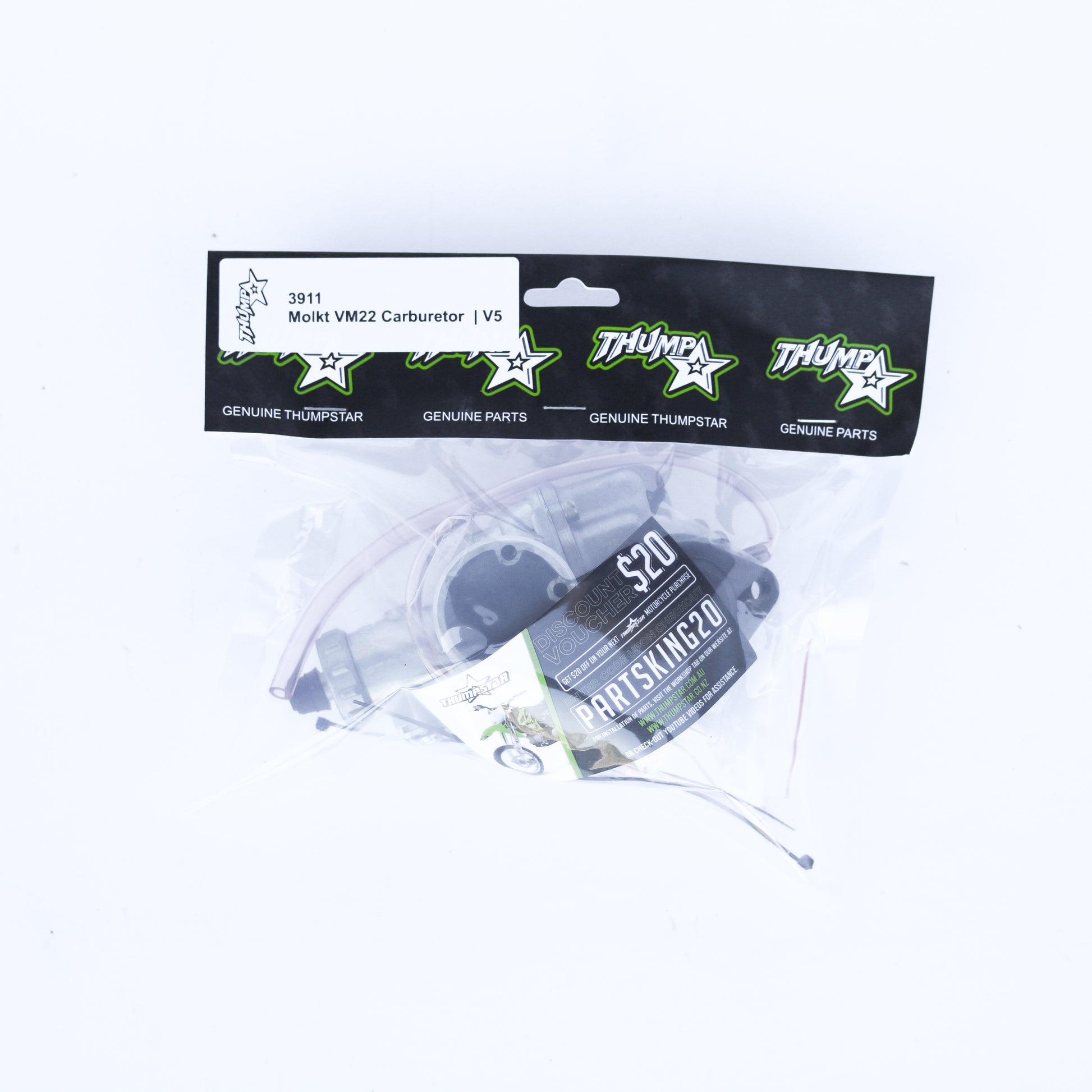 Thumpstar TS-3911 Molkt VM22 Carburetor V5 for dirt bikes and off-road motorcycles