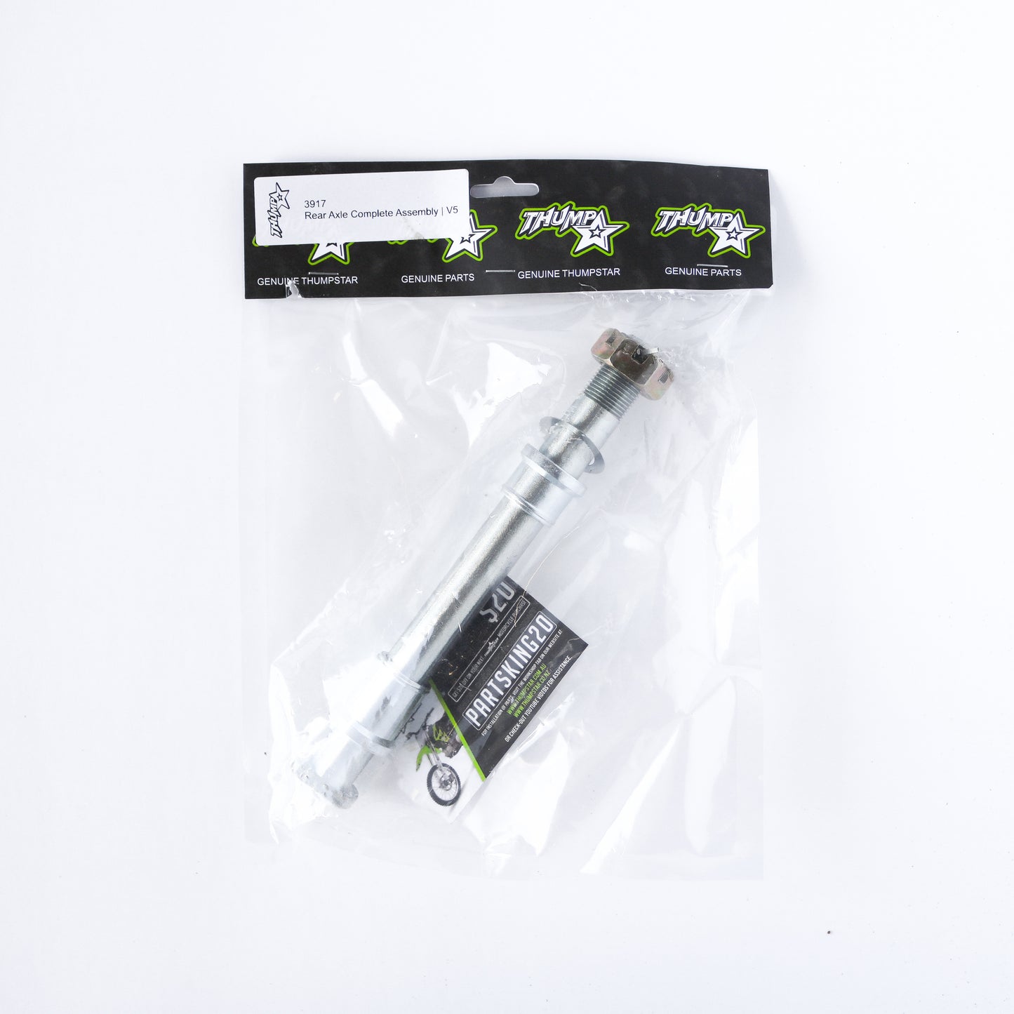 Thumpstar TS-3917 Rear Axle Complete Assembly V5 for dirt bikes and off-road motorcycles