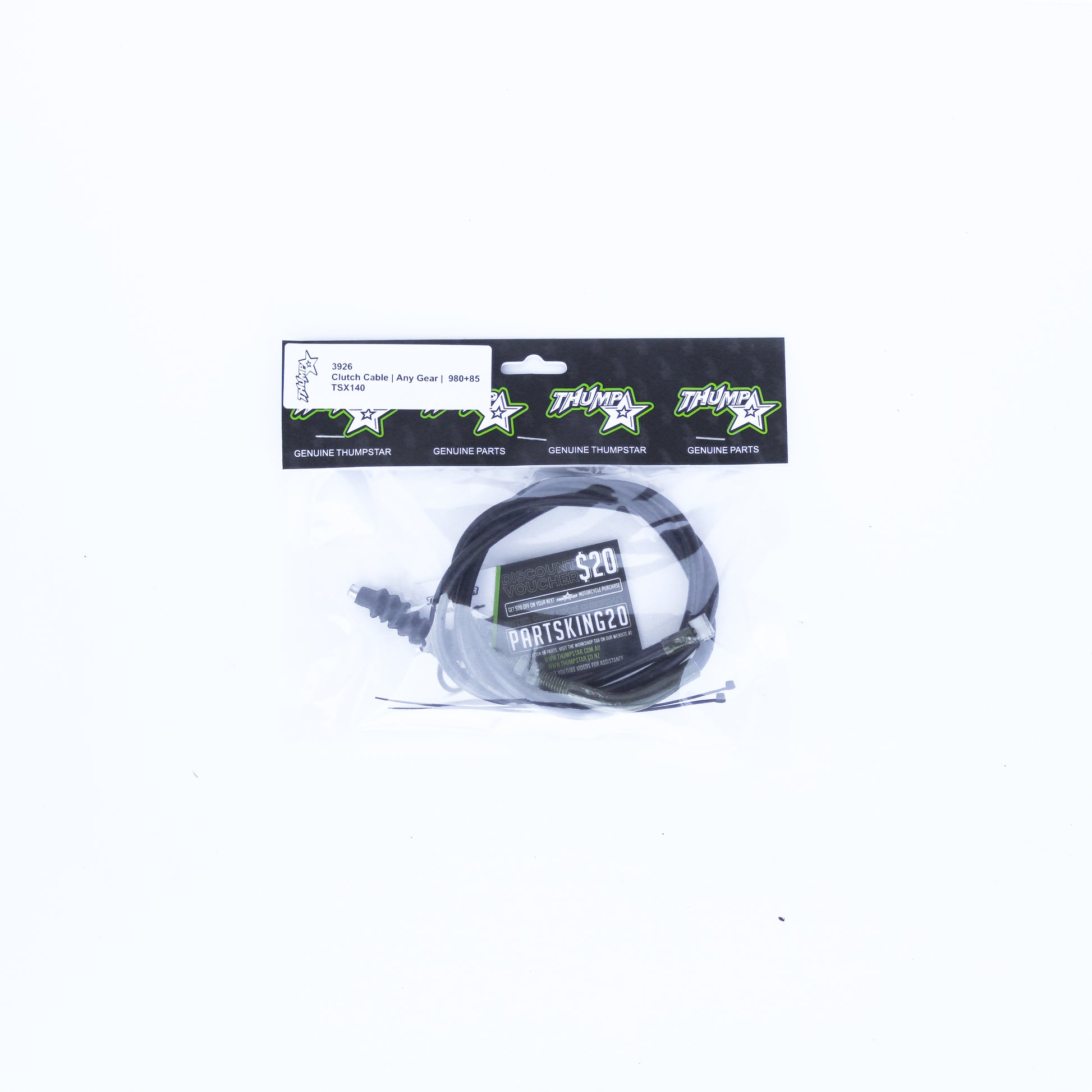 Thumpstar TS-3926 Clutch Cable for dirt bikes and off-road motorcycles