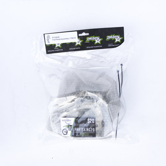 Thumpstar TSK70 TS-P110030 Full Head Assembly for dirt bikes and off-road motorcycles