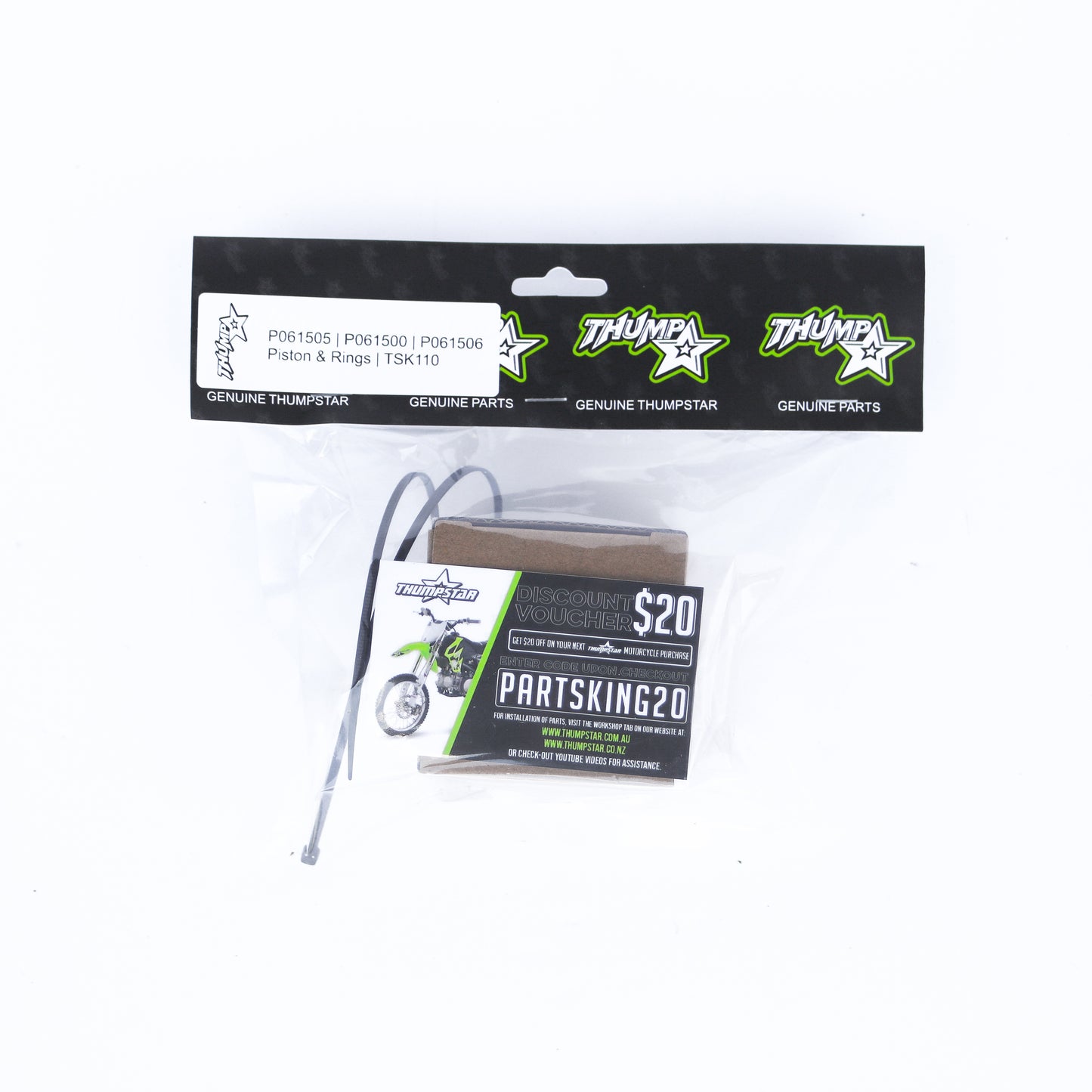 Thumpstar TS-PR110K 110CC Piston & Rings Set TSK for dirt bikes and off-road motorcycles